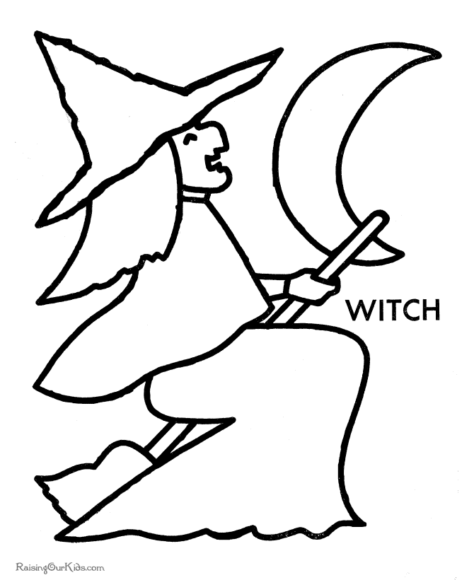 Coloring page: Witch (Characters) #108206 - Free Printable Coloring Pages