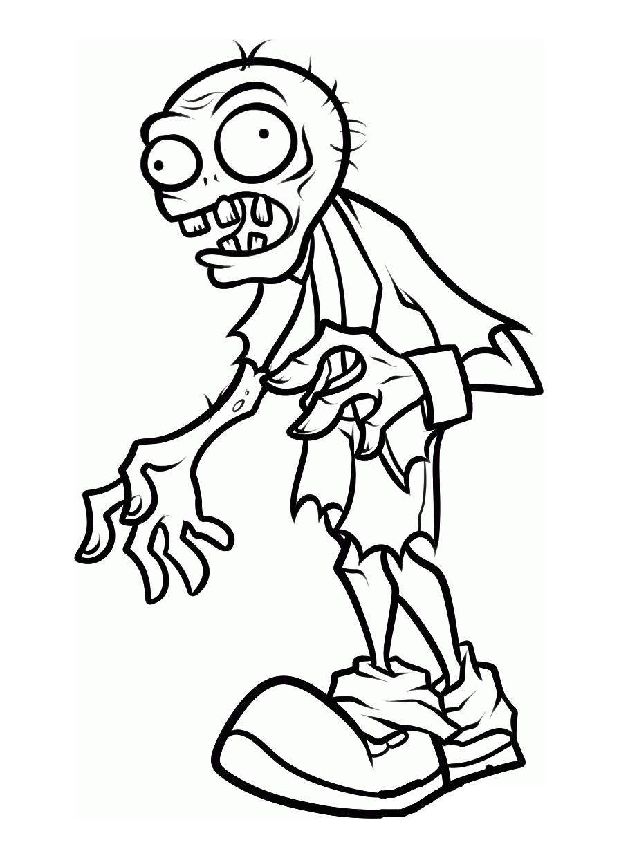 Coloring page: Zombie (Characters) #85553 - Free Printable Coloring Pages