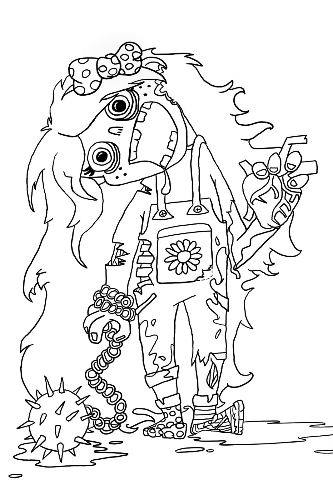 Coloring page: Zombie (Characters) #85693 - Free Printable Coloring Pages