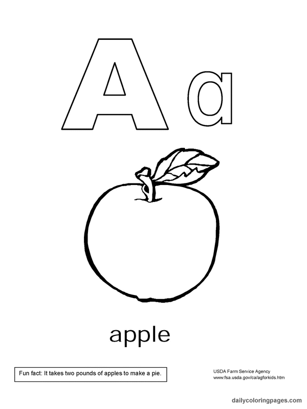 Coloring page: Alphabet (Educational) #124591 - Free Printable Coloring Pages