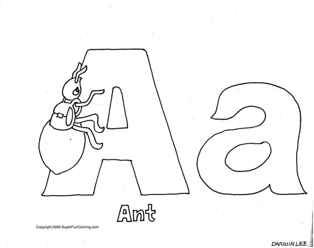 Coloring page: Alphabet (Educational) #125085 - Free Printable Coloring Pages
