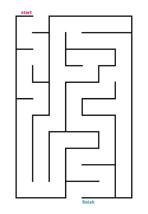 Coloring page: Labyrinths (Educational) #126545 - Free Printable Coloring Pages