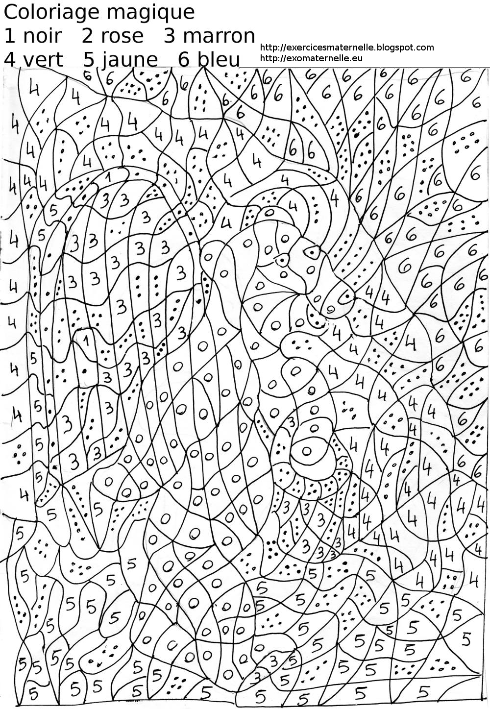Coloring page: Magic coloring (Educational) #126225 - Free Printable Coloring Pages