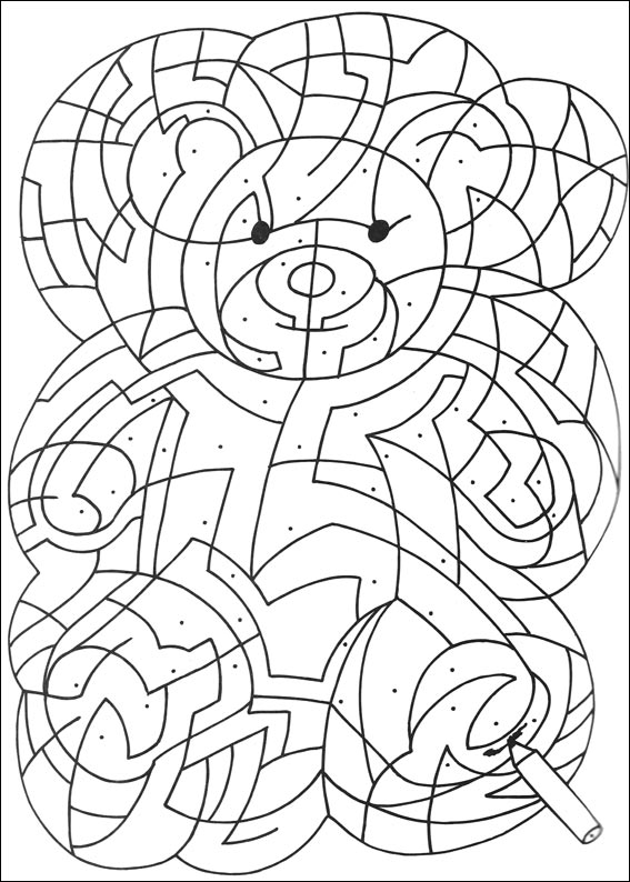 Coloring page: Magic coloring (Educational) #126263 - Free Printable Coloring Pages