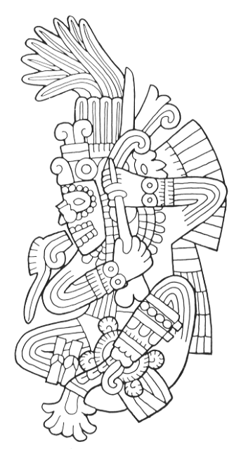 Coloring page: Aztec Mythology (Gods and Goddesses) #111592 - Free Printable Coloring Pages