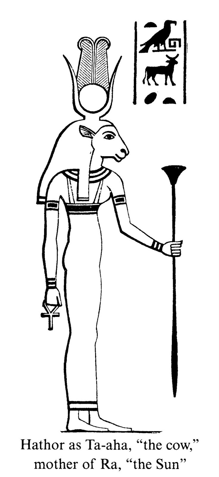 Coloring page: Egyptian Mythology (Gods and Goddesses) #111150 - Free Printable Coloring Pages