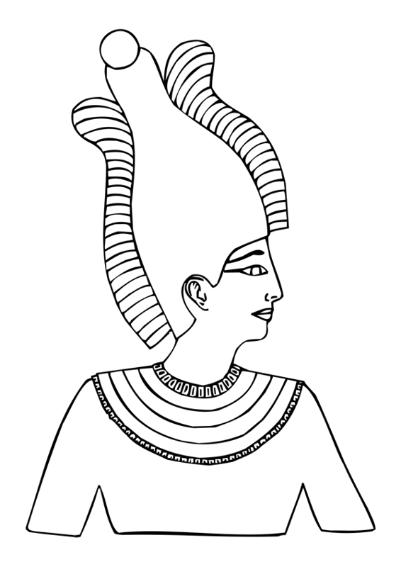 Coloring page: Egyptian Mythology (Gods and Goddesses) #111177 - Free Printable Coloring Pages