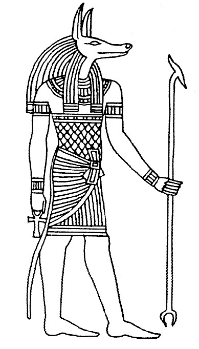 Coloring page: Egyptian Mythology (Gods and Goddesses) #111329 - Free Printable Coloring Pages