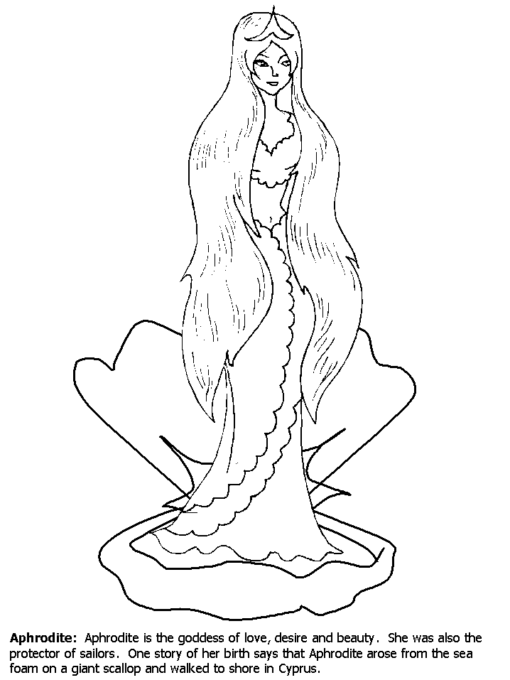 Coloring page: Greek Mythology (Gods and Goddesses) #109685 - Free Printable Coloring Pages