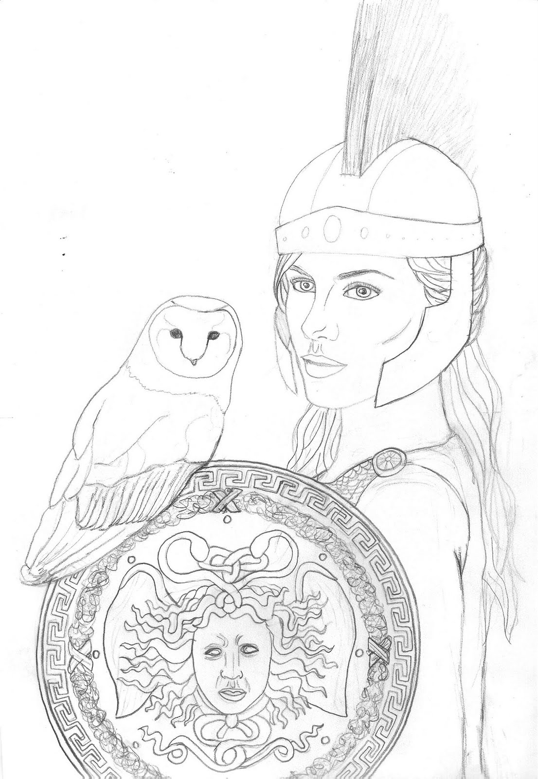 Coloring page: Greek Mythology (Gods and Goddesses) #109688 - Free Printable Coloring Pages