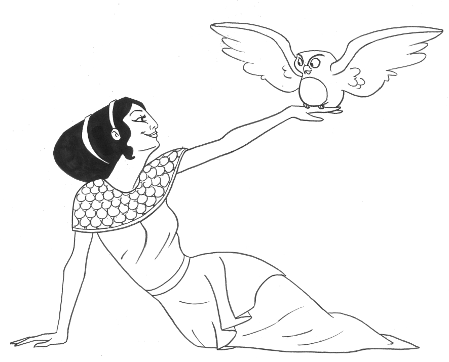 Coloring page: Greek Mythology (Gods and Goddesses) #109859 - Free Printable Coloring Pages