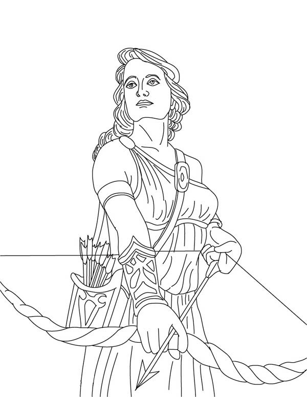 Coloring page: Greek Mythology (Gods and Goddesses) #109888 - Free Printable Coloring Pages