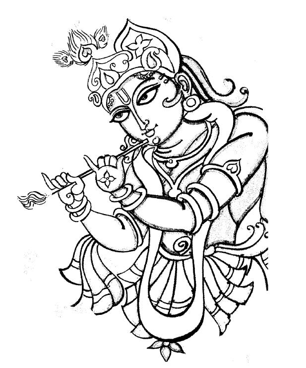 Coloring page: Hindu Mythology (Gods and Goddesses) #109257 - Free Printable Coloring Pages