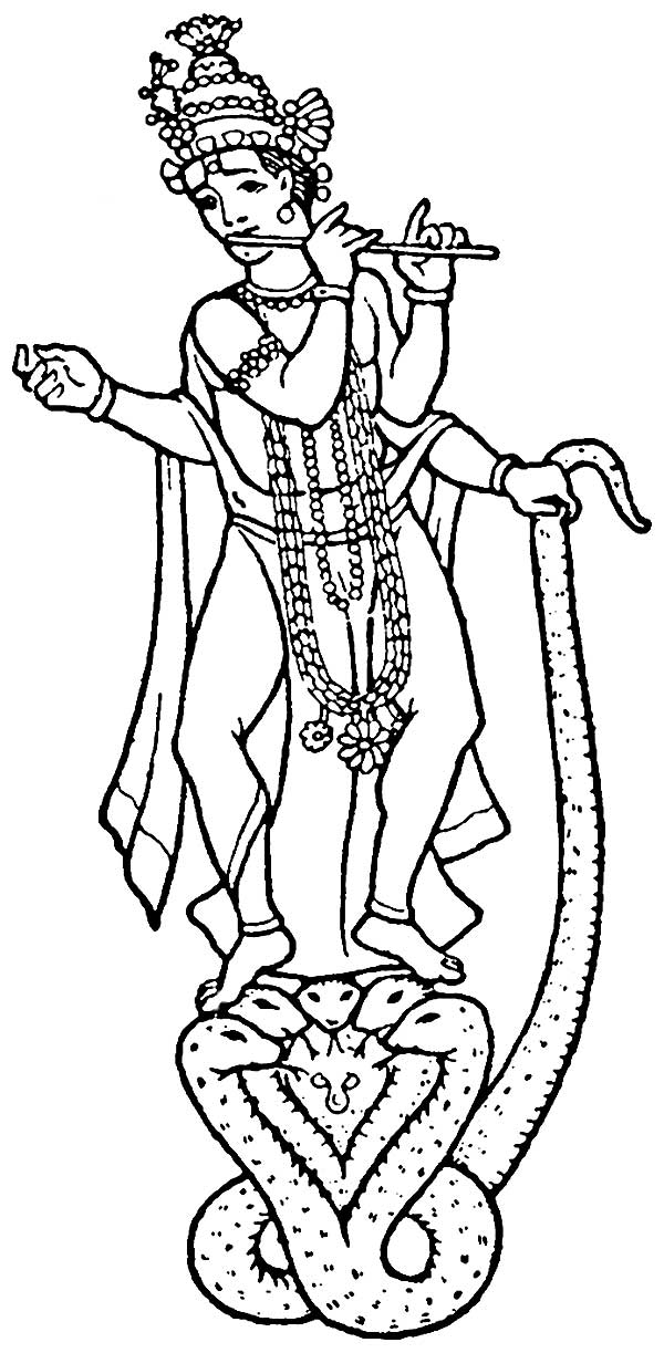 Coloring page: Hindu Mythology (Gods and Goddesses) #109324 - Free Printable Coloring Pages