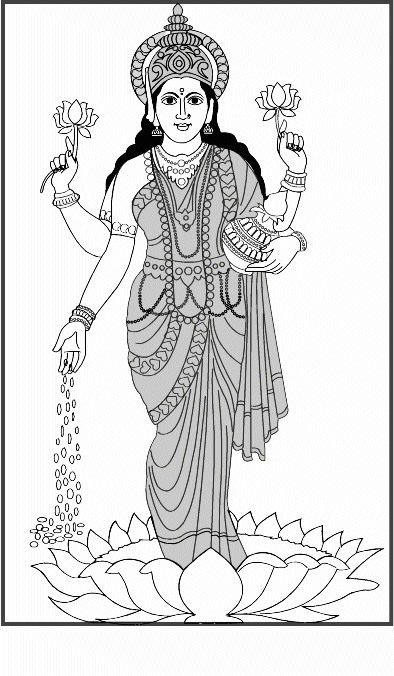 Coloring page: Hindu Mythology (Gods and Goddesses) #109373 - Free Printable Coloring Pages