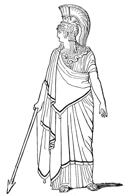 Coloring page: Roman Mythology (Gods and Goddesses) #110031 - Free Printable Coloring Pages