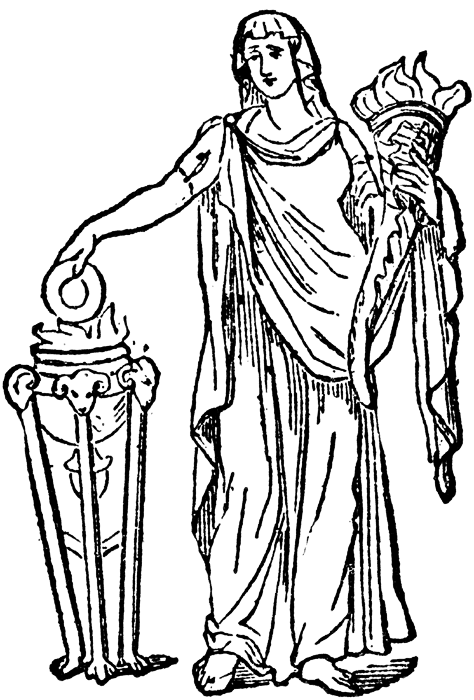 Coloring page: Roman Mythology (Gods and Goddesses) #110074 - Free Printable Coloring Pages