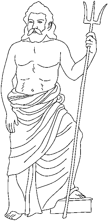 Coloring page: Roman Mythology (Gods and Goddesses) #110091 - Free Printable Coloring Pages