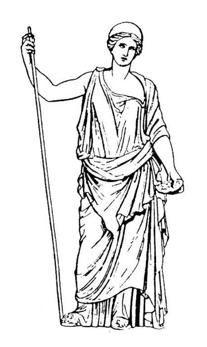 Coloring page: Roman Mythology (Gods and Goddesses) #110164 - Free Printable Coloring Pages