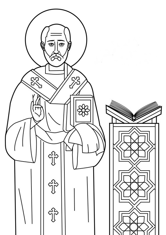 Coloring page: All Saints Day (Holidays and Special occasions) #61264 - Free Printable Coloring Pages