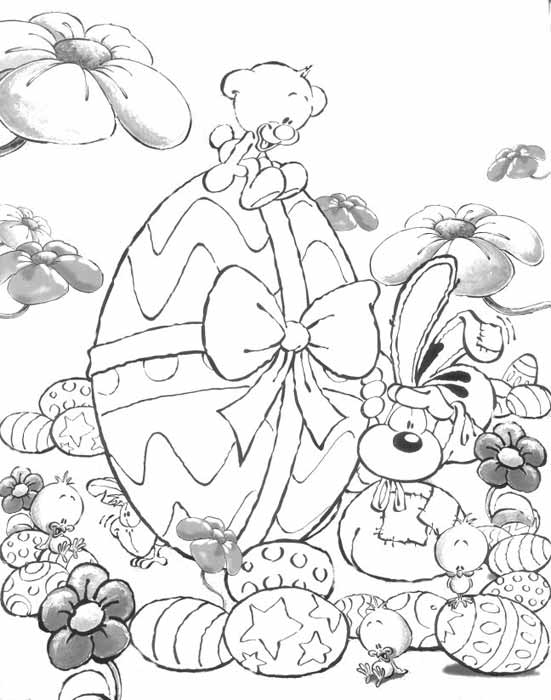 Coloring page: Easter (Holidays and Special occasions) #54400 - Free Printable Coloring Pages