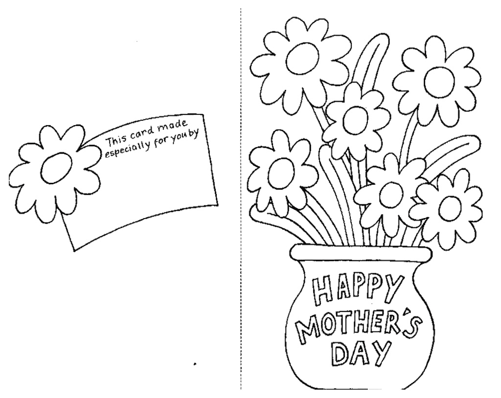 Coloring page: Mothers Day (Holidays and Special occasions) #129803 - Free Printable Coloring Pages