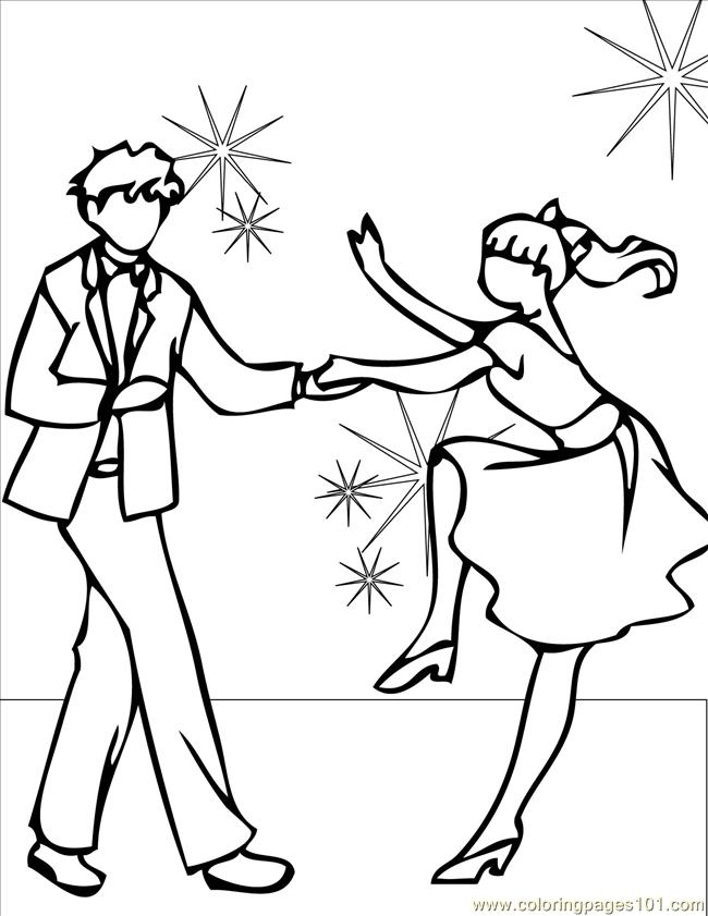 Coloring page: Dancer (Jobs) #92124 - Free Printable Coloring Pages