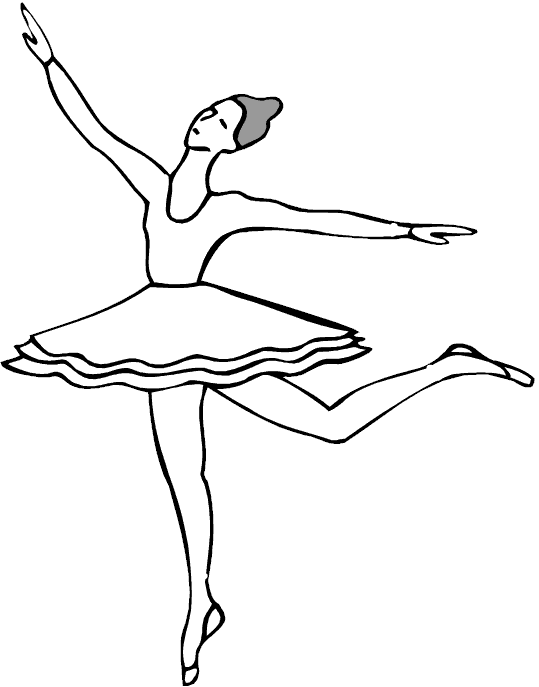 Coloring page: Dancer (Jobs) #92132 - Free Printable Coloring Pages