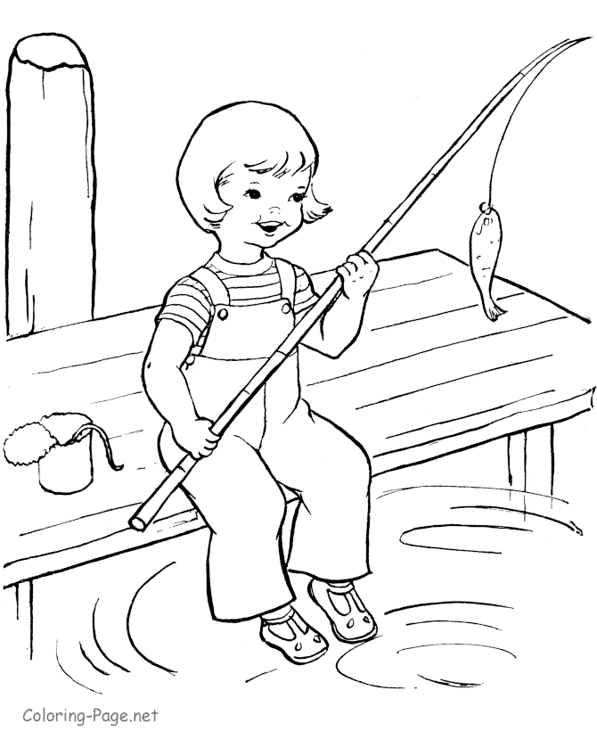 Coloring page: Fisherman (Jobs) #104038 - Free Printable Coloring Pages