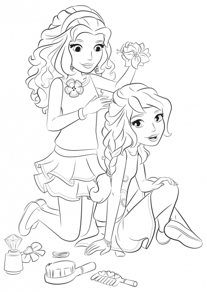 Coloring page: Hairdresser (Jobs) #91251 - Free Printable Coloring Pages