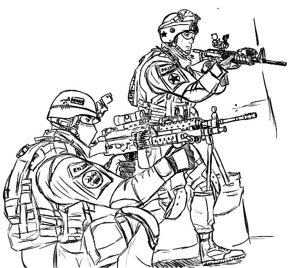 Coloring page: Military (Jobs) #102363 - Free Printable Coloring Pages