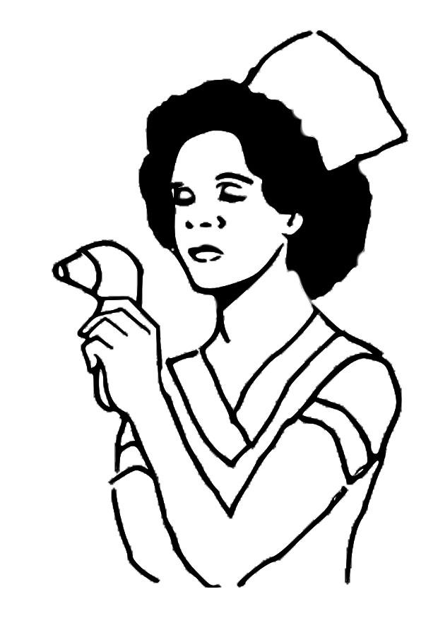Coloring page: Nurse (Jobs) #170399 - Free Printable Coloring Pages
