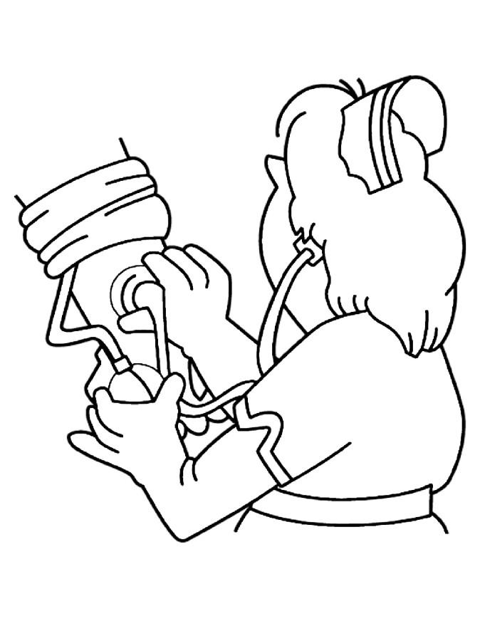 Coloring page: Nurse (Jobs) #170412 - Free Printable Coloring Pages