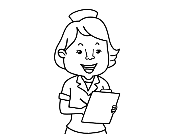 Coloring page: Nurse (Jobs) #170416 - Free Printable Coloring Pages