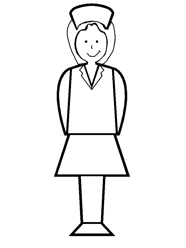 Coloring page: Nurse (Jobs) #170425 - Free Printable Coloring Pages