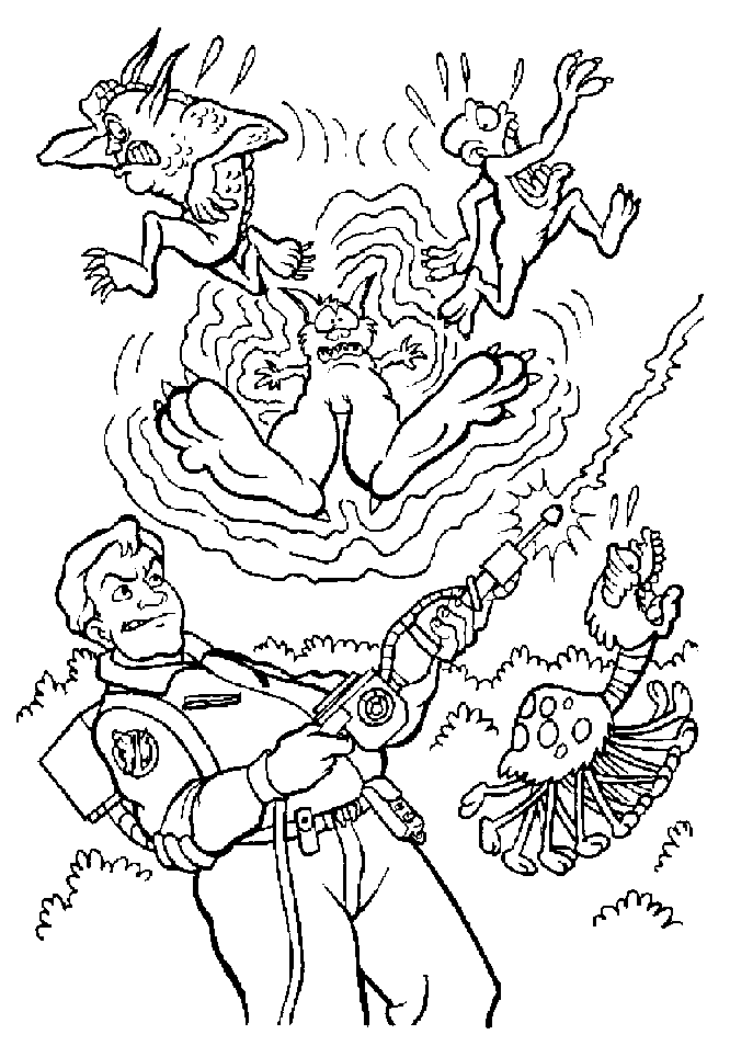 Coloring page: Ghostbusters (Movies) #134244 - Free Printable Coloring Pages