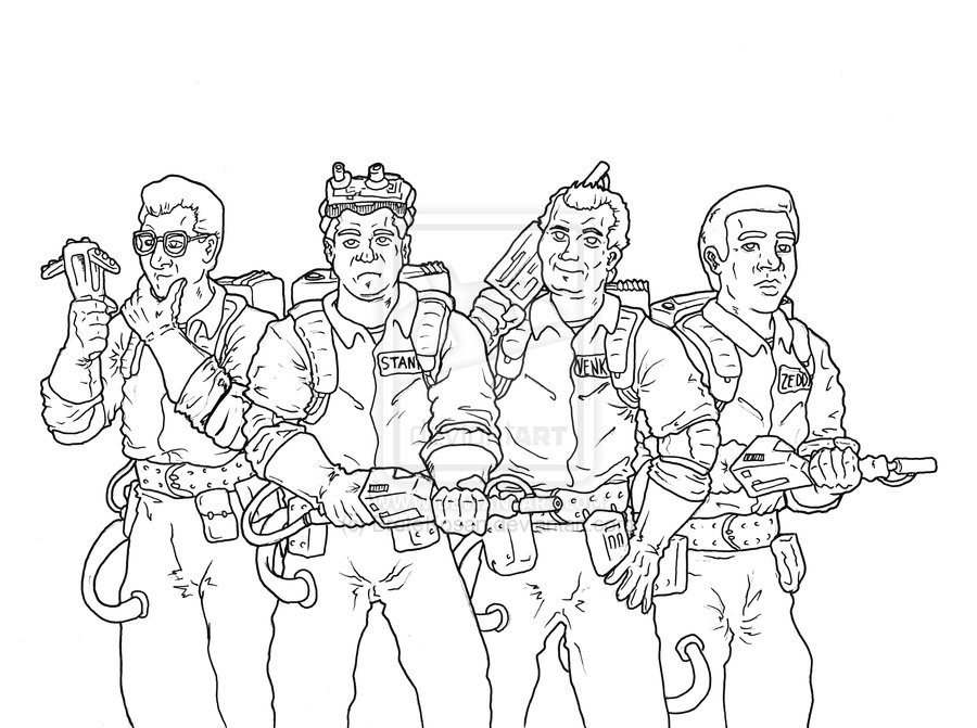 Coloring page: Ghostbusters (Movies) #134267 - Free Printable Coloring Pages