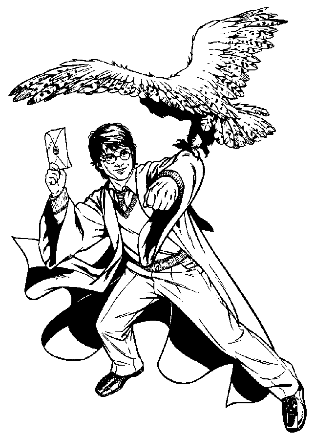 Coloring page: Harry Potter (Movies) #69503 - Free Printable Coloring Pages