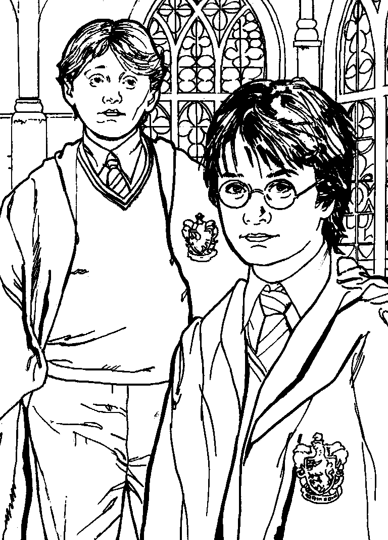 Coloring page: Harry Potter (Movies) #69546 - Free Printable Coloring Pages