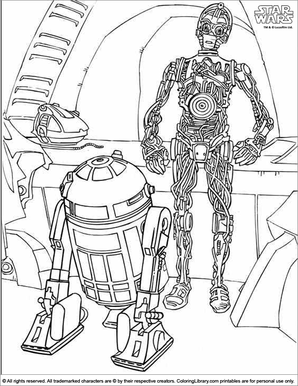Coloring page: Star Wars (Movies) #70639 - Free Printable Coloring Pages