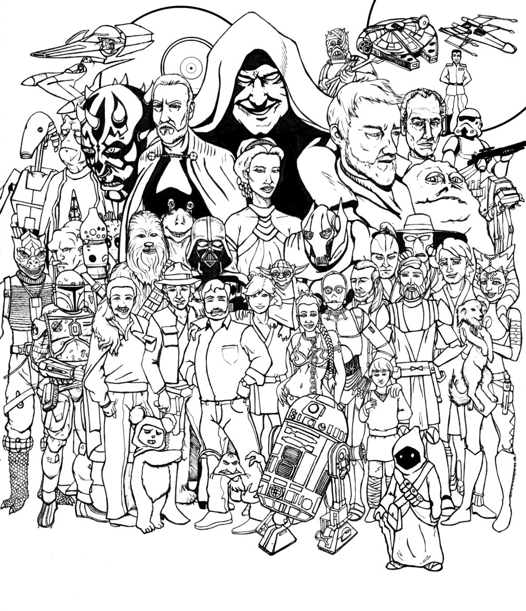 Coloring page: Star Wars (Movies) #70709 - Free Printable Coloring Pages