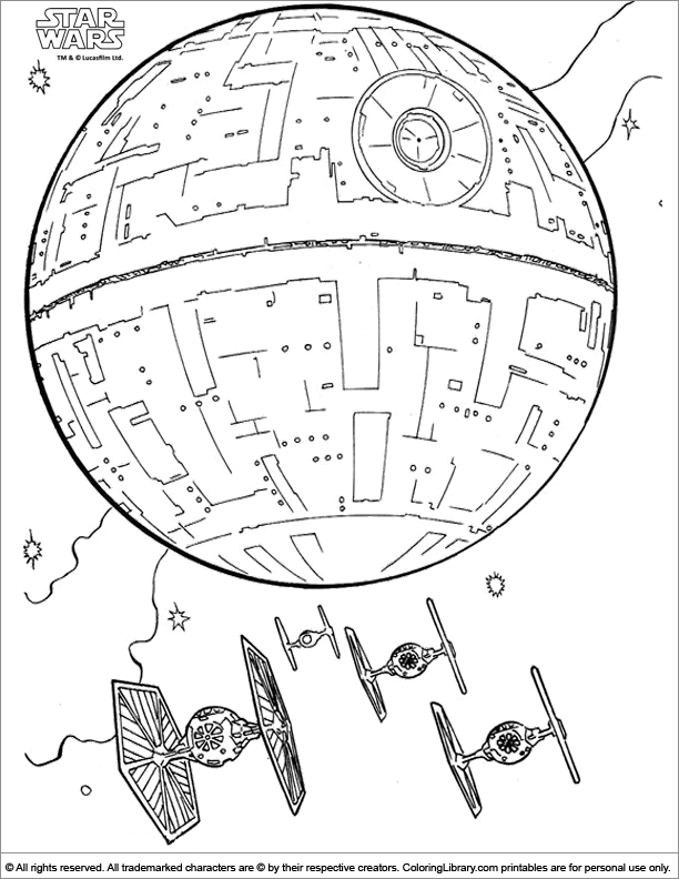Coloring page: Star Wars (Movies) #70715 - Free Printable Coloring Pages