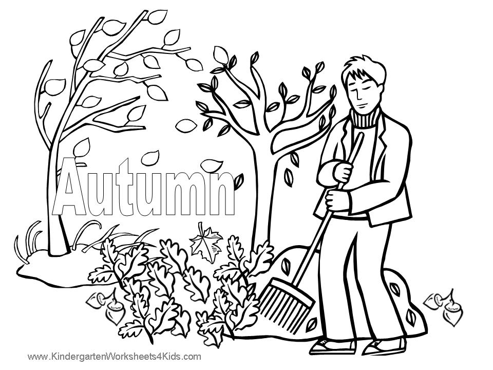 Coloring page: Fall season (Nature) #164047 - Free Printable Coloring Pages