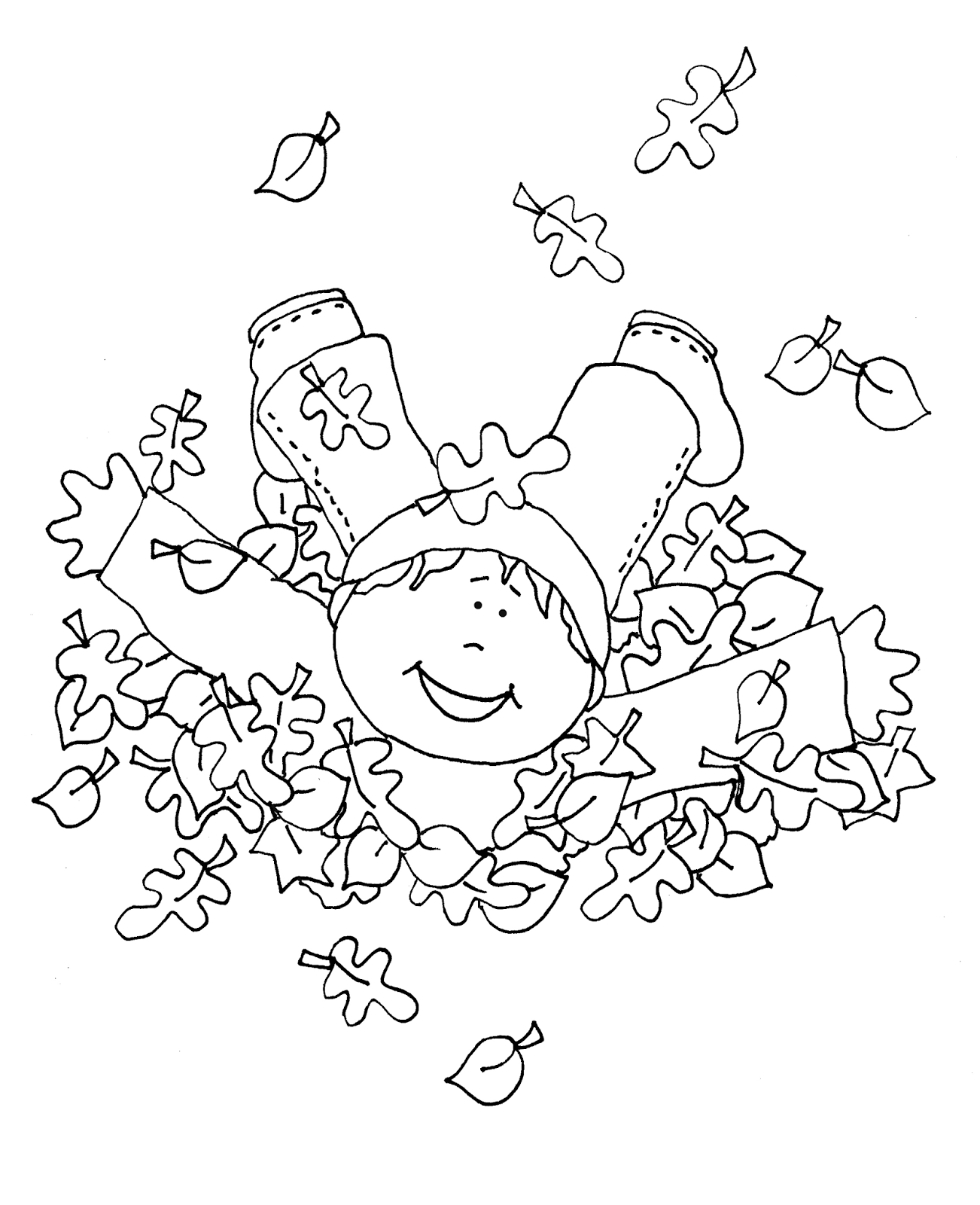 Coloring page: Fall season (Nature) #164186 - Free Printable Coloring Pages