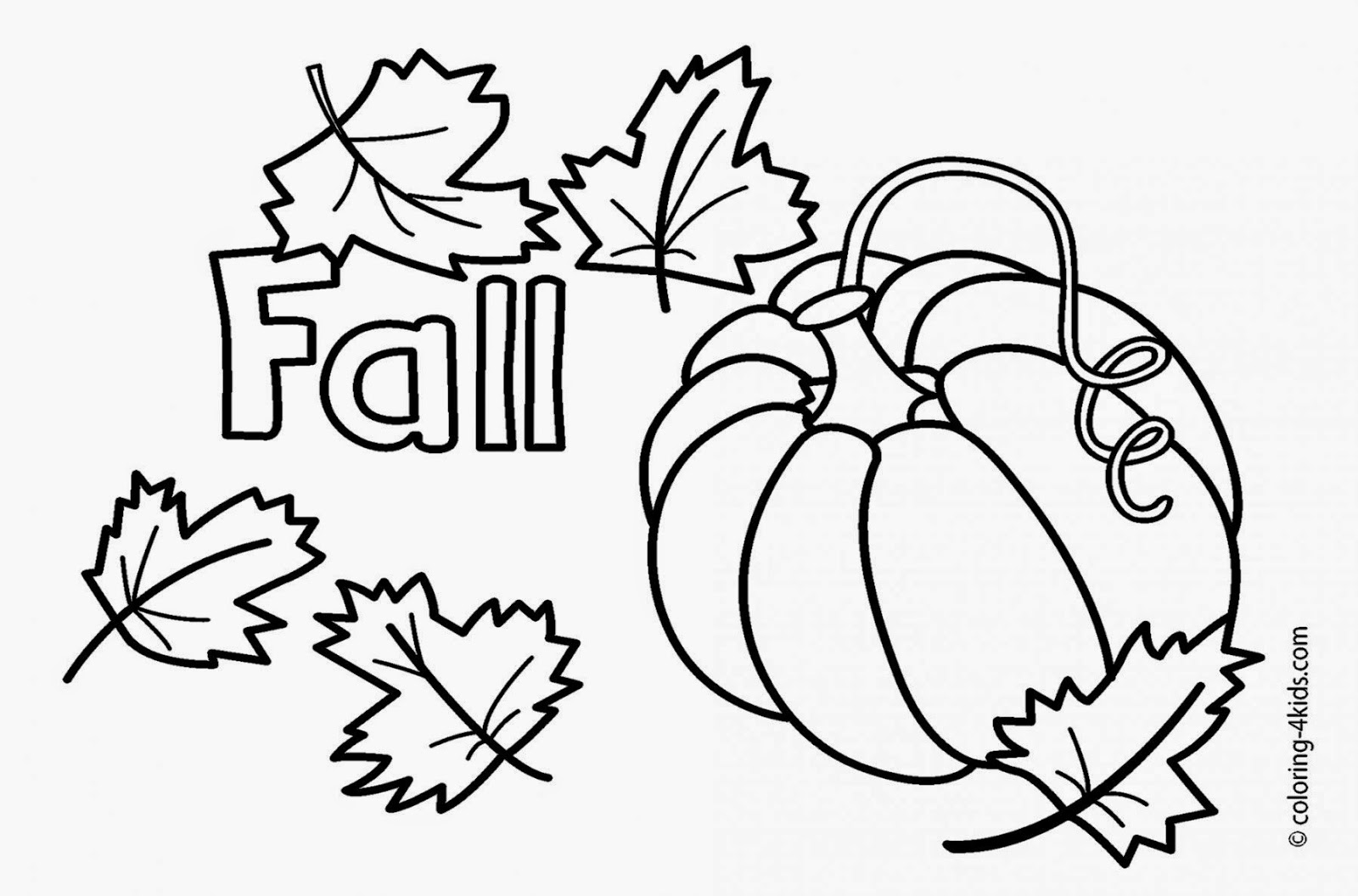 Coloring page: Fall season (Nature) #164311 - Free Printable Coloring Pages