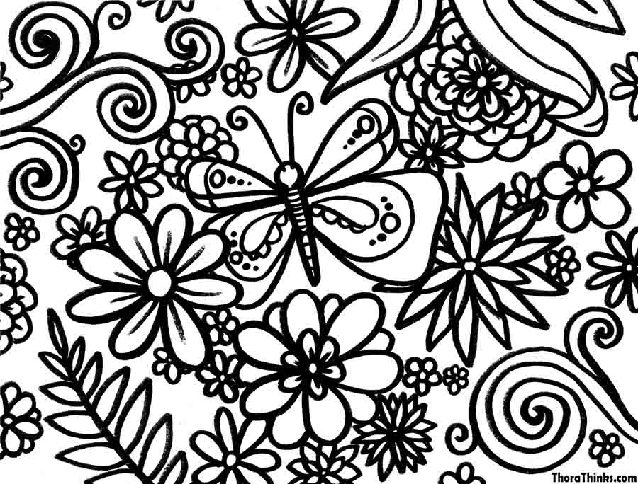 Coloring page: Spring season (Nature) #164759 - Free Printable Coloring Pages