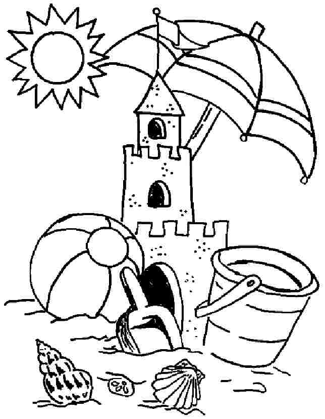Coloring page: Summer season (Nature) #165231 - Free Printable Coloring Pages