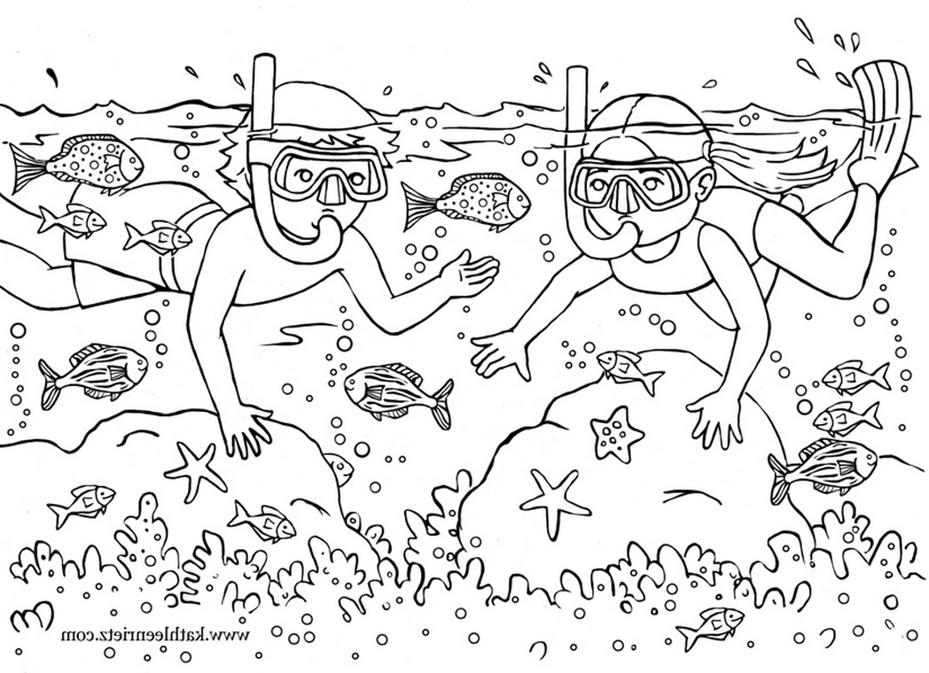Coloring page: Summer season (Nature) #165242 - Free Printable Coloring Pages