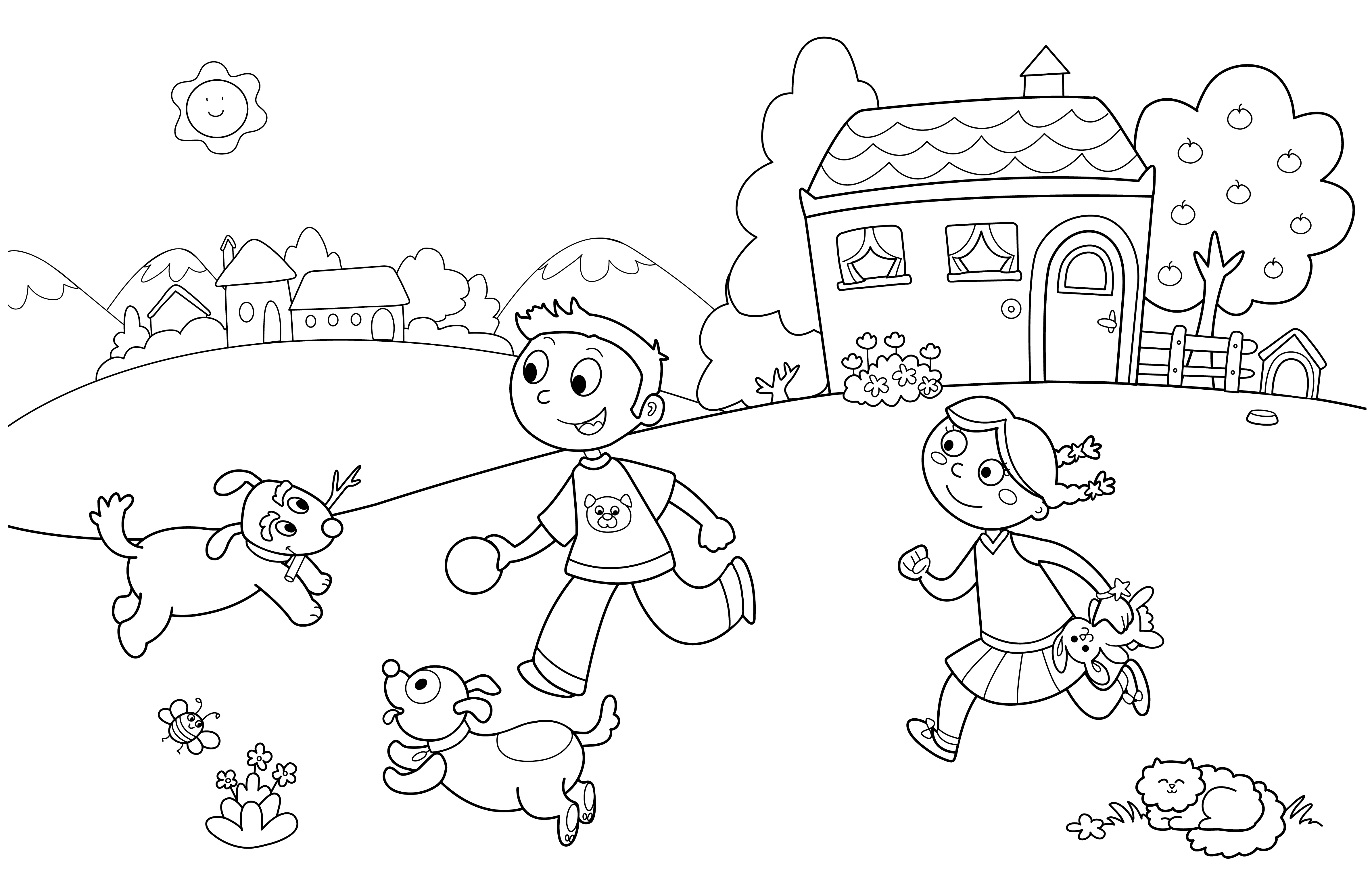 Coloring page: Summer season (Nature) #165263 - Free Printable Coloring Pages