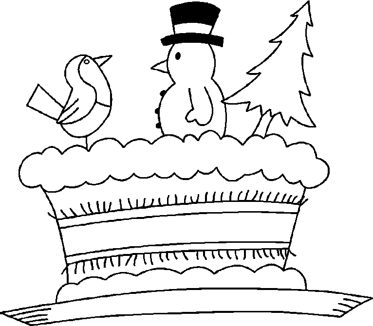 Coloring page: Winter season (Nature) #164636 - Free Printable Coloring Pages